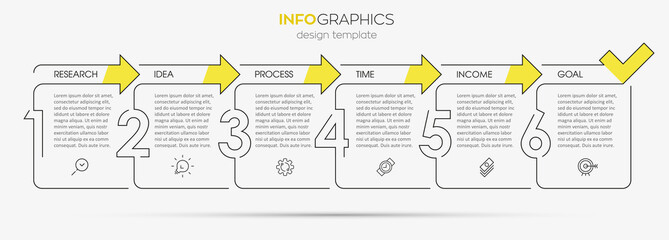 Vector infographic template