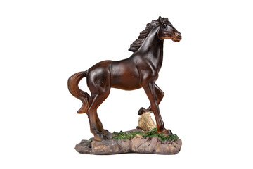 horse isolated on white background