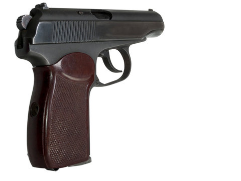 The Makarov pistol. Isolated image