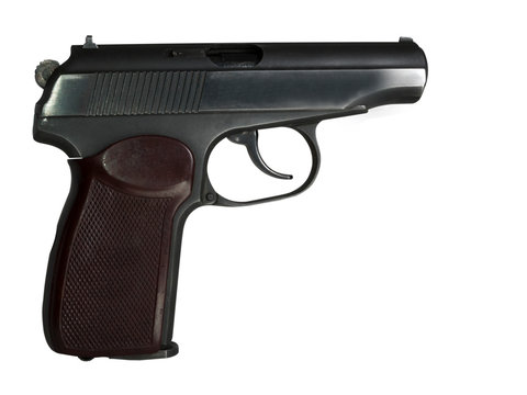 The Makarov pistol. Isolated image