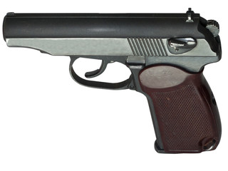 The Makarov pistol. Isolated image