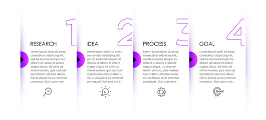 Vector infographic template