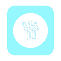 virus vector icon on white background