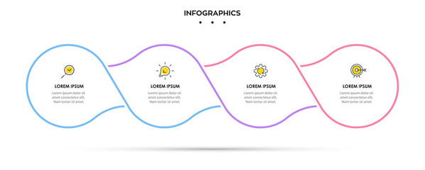 Vector infographic template