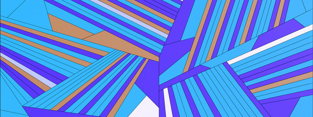 Simple colorful geometric abstract patterns