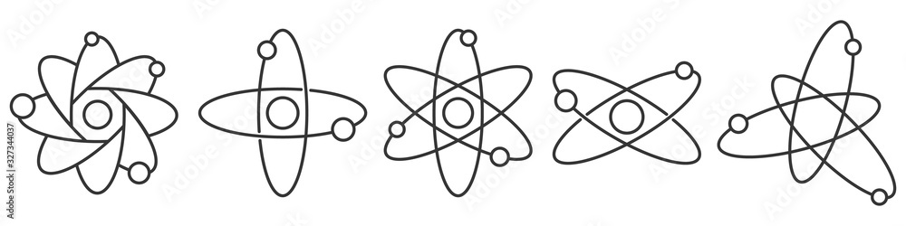 Poster molecule model or structure of the substance.
