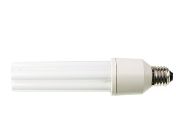 Close up view of led lump isolated on white background. 