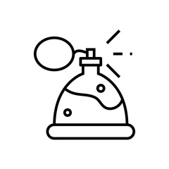 Perfume line icon, concept sign, outline vector illustration, linear symbol.