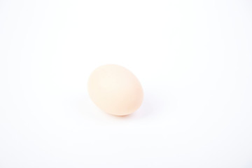 A pile of fresh raw eggs