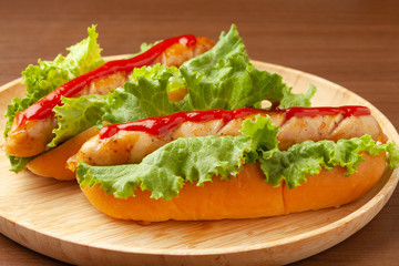 ホットドッグサンド