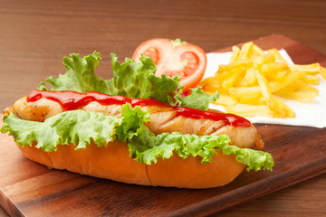 ホットドッグサンド