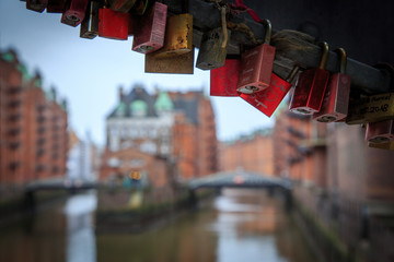 Hamburg, Germany - Speicherstadt in Hamburg