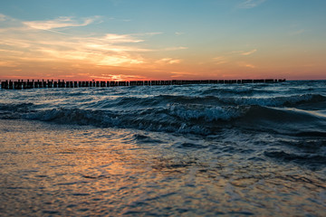 Sonnenuntergang am der Ostsee