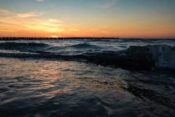 Sonnenuntergang am der Ostsee