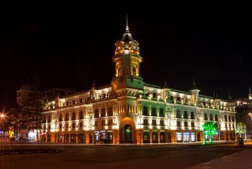 Fototapeta na wymiar night view of Batumi Georgia