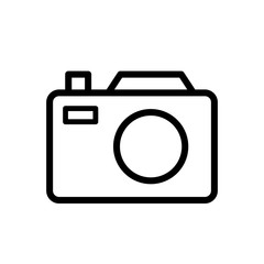 Camera icon line style