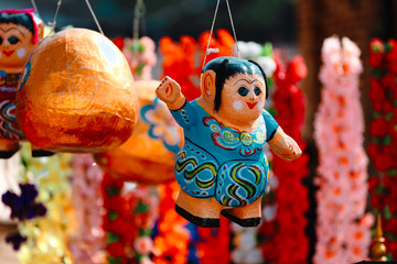 MANDALAY/MYANMAR(BURMA) - 01st Mar, 2020 : Traditional Burmese Toys Collection.
