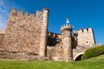 Fototapeta na wymiar Castillo de los Templarios - Ponferrada