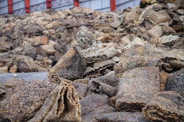 Rubber processing factory,Standard Thailand Rubber STR 20, Block rubber, Rubber rods made from latex. High physical properties.