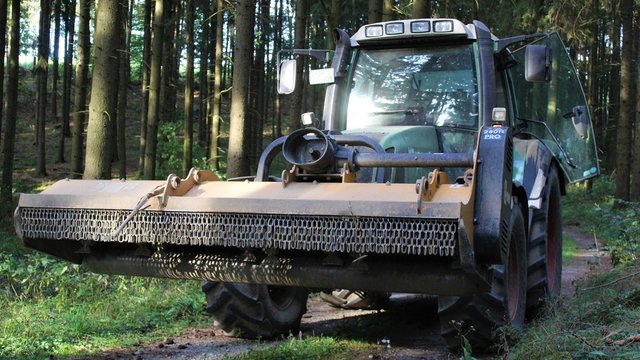 Fendt 409 mit Mulcher