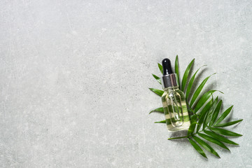 Hyaluronic acid, botulin, face serum in vial.