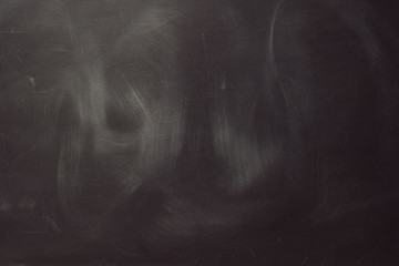 Abstract texture of chalk rubbed out on blackboard or chalkboard , concept for education, banner, startup, teaching , etc.