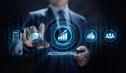 Accounting Accountancy Banking Calculation Business finance concept.