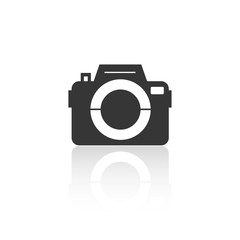solid icons for camera and shadow,vector illustrations