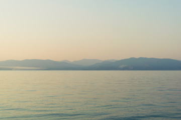 Sea and mountains