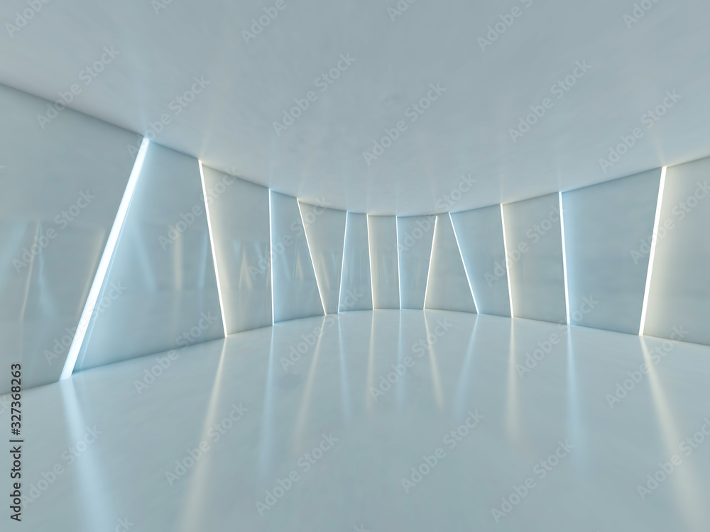 Poster abstract modern architecture background. 3d