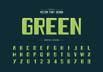 Highlights font and bold alphabet vector, typeface and number design, Graphic text on background