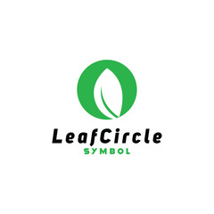 Leaf logo design with concept of Modern plant icon and organic Symbol vector.