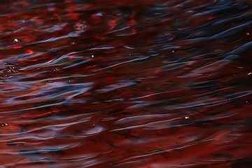 abstract background ripples on water / brown stream, water texture brown color on the swamp, peat