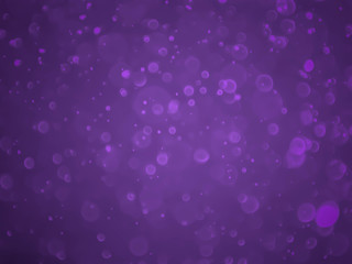 Bokeh purple proton background abstract.