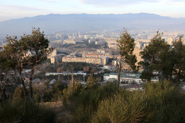 View of Tbilisi from Historical Memorial of Georgia
