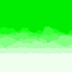 Obraz premium Abstract Color Clouds Sky Generative Art background illustration