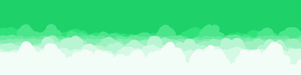 Abstract Color Clouds Sky Generative Art background illustration