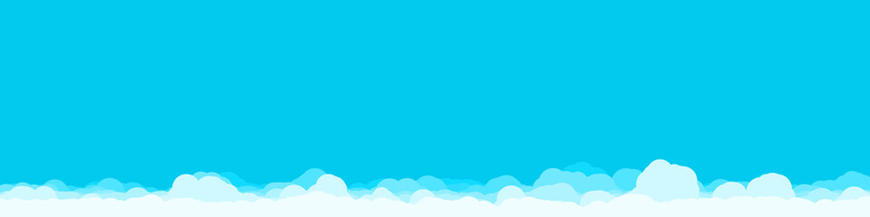 Abstract Color Clouds Sky Generative Art background illustration