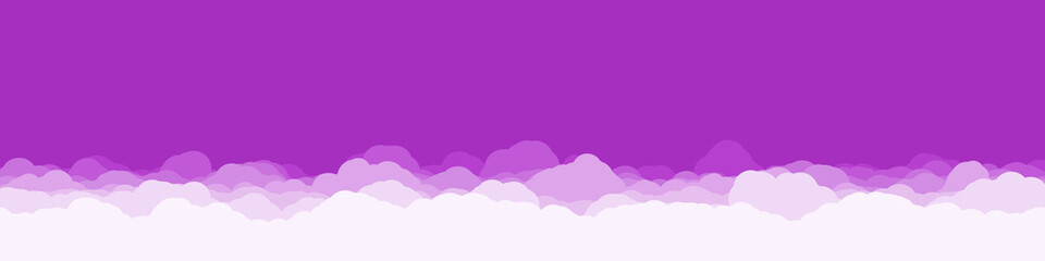 Abstract Color Clouds Sky Generative Art background illustration