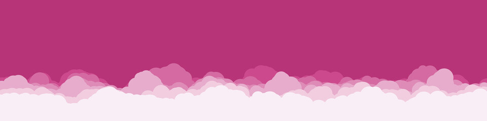 Abstract Color Clouds Sky Generative Art background illustration