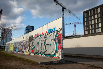 preserved original section of the Berlin wall