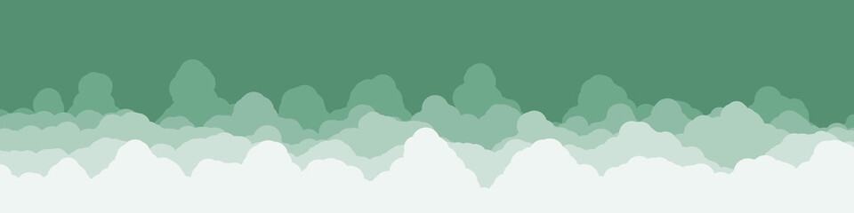 Abstract Color Clouds Sky Generative Art background illustration