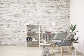 Interior of modern comfortable room