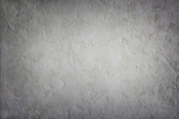 Grey texture decorative background Venetian stucco for backgrounds shaded around the edge