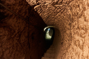 cave tunnel in Georgia