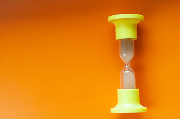 Hourglass colored background