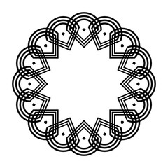 Design monochrome circle element