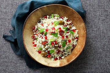cous cous di  cavolfiore 