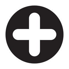 Obraz premium Fastener head vector icon.Black vector icon isolated on white background fastener head.