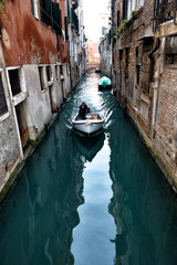 gondolas on grand canal in venice